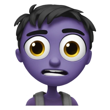 anxiety from inside out 2 sticker