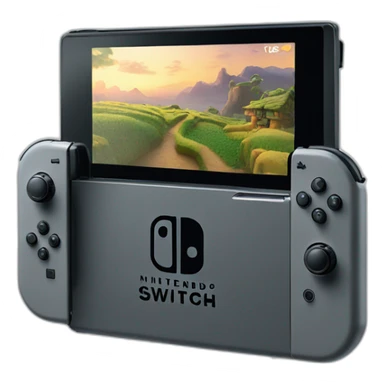 nintendo switch console sticker