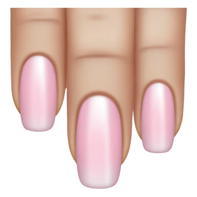 French tip nail pink sticker