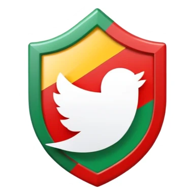 Badge shape like the normal verified badge (smooth edges, like Twitter style)
	•	Background with Kurdistan flag colors (red, white, green)
	•	Yellow checkmark in the middle
	•	No sun symbol — just clean and simple sticker