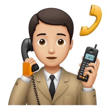 picking up a call that has its signal mixed sticker