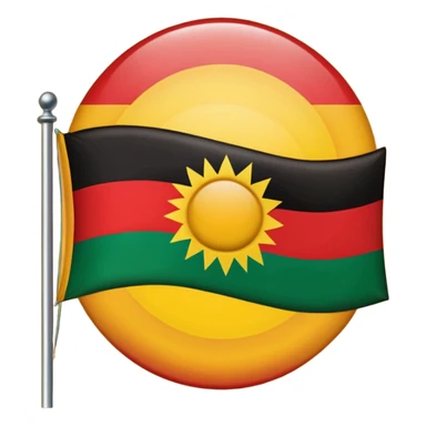 biafran flag sticker