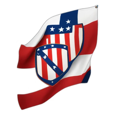 drapeau atletico de madrid sticker