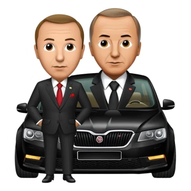 Recep Tayyip Erdoğan Skoda Octavia rs kullanıyor sticker