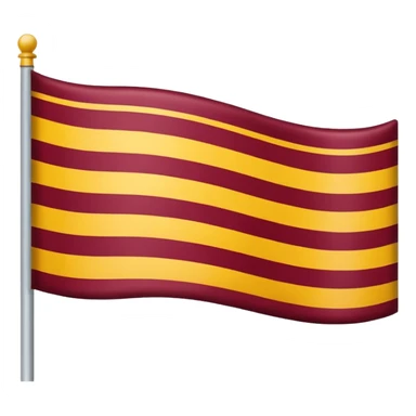 I want a flag like france but colors are maroon ,gold,maroon sticker