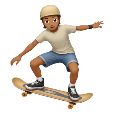 Skateboarding sticker