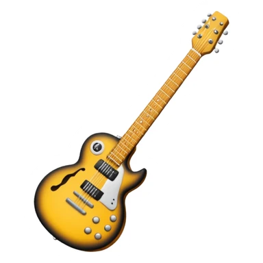 🙂 bu emojinin elinde eloktronik gitar olsun elektronik gitar siyah olsun sticker