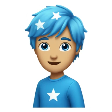 BLUE STARS sticker