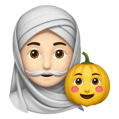 یک ایموجی مرد که با لبخند سرش را بالا و پایین می برد  sticker