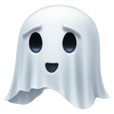 Ghost with a black nike running cap sticker