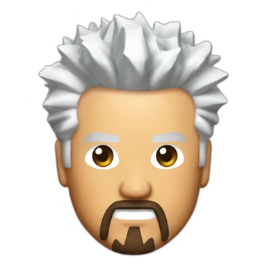 guy fieri shaped icecube sticker