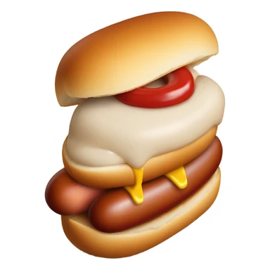 hot dog with ketchup sticker