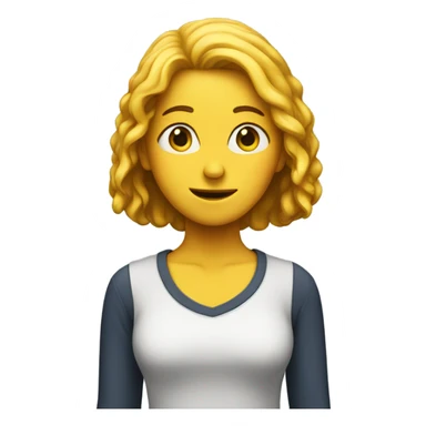 Sally standing  sticker