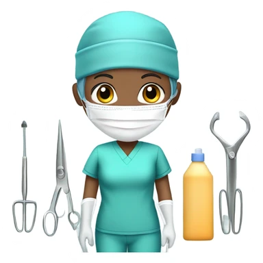 Cosmetic surgeon sticker