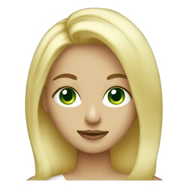 Green-eyed blonde sticker