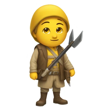 Flecha amarilla sticker