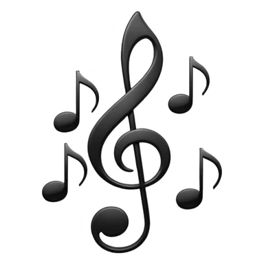 music notes sticker