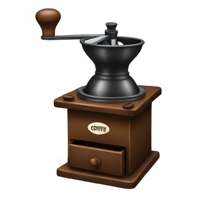 coffee mill sticker