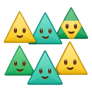 bandeirinhas de festa junina, emoji style, green-aqua #00C7B4 color, transparent background sticker