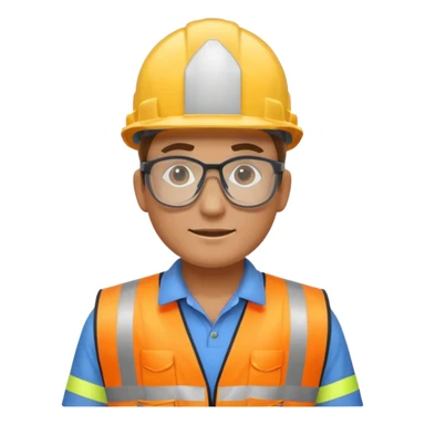 ouvrier de chantier sticker