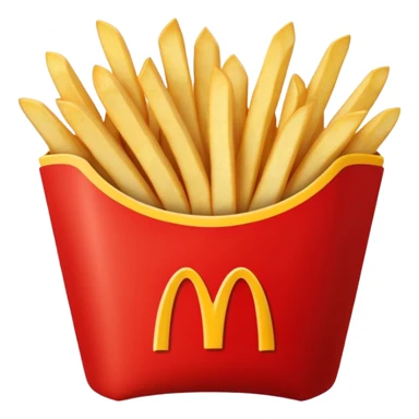 McDonald's fries sticker
