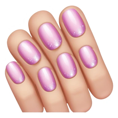 Cute design shimmer manicure sticker