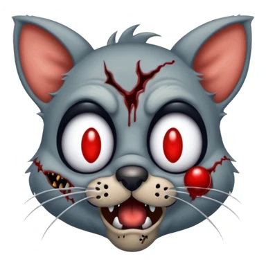 Zombie tom and jerry  sticker