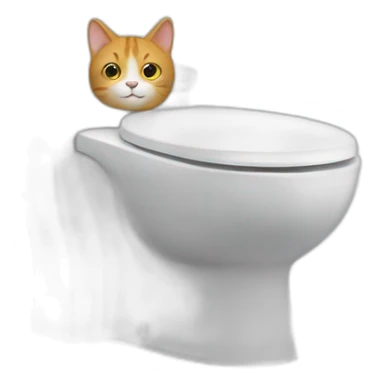 un chat qui fait sa toilette sticker