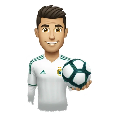 Cristiano Ronaldo doing siuuuuuuu sticker
