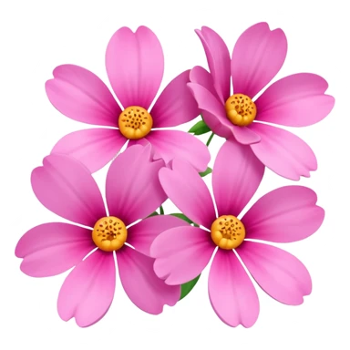 Pink flowers sticker