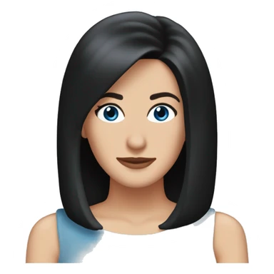 Monica Geller blue eyes sticker