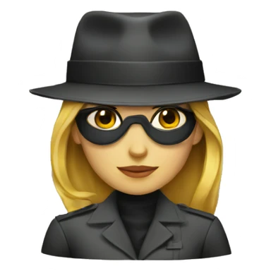 spy woman sticker
