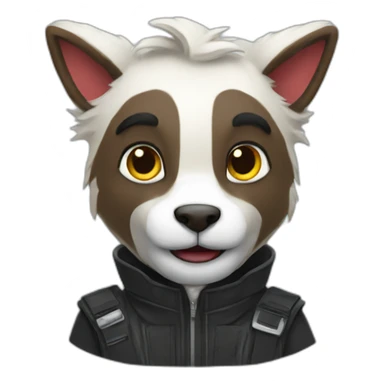 elon musk fursuit sticker