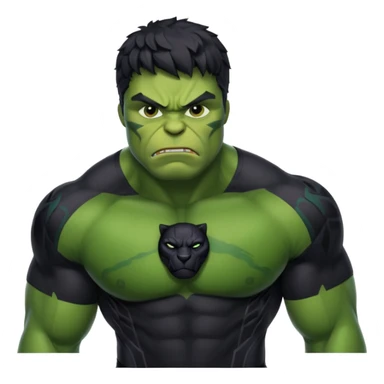 hulk de pantera negra sticker