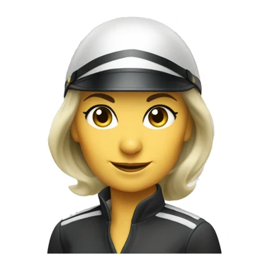 porsche 356 speedster driver woman  sticker