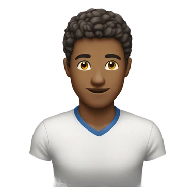 portrait of a young man that’s very fit sticker