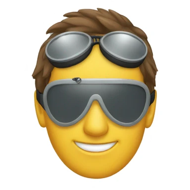 a pair of aviator goggles sticker