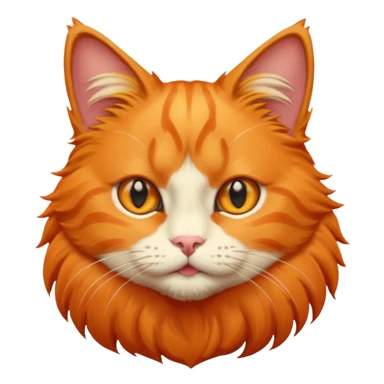Gatito naranja  sticker