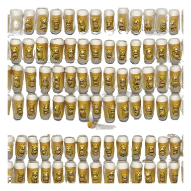 homer simpson beer sticker