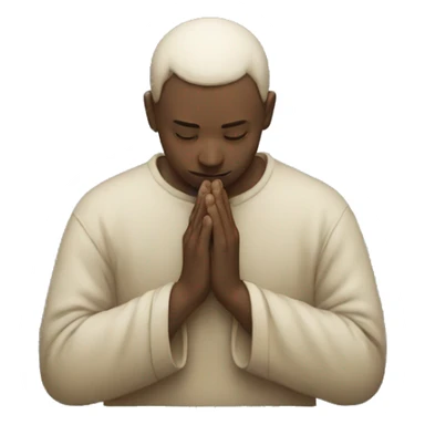 a person praying and giving to the poor sticker