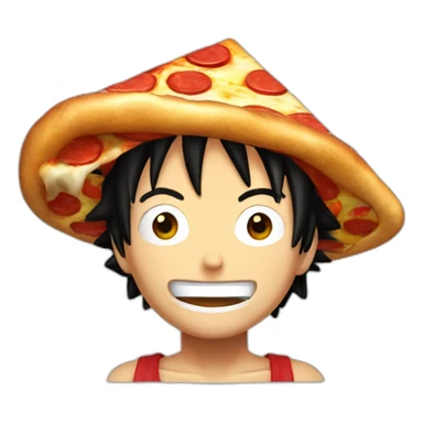 luffy-eat-à-pizza sticker