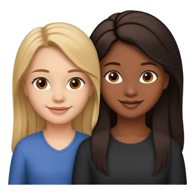 two sisters – Sonya and Taya they look different) sticker