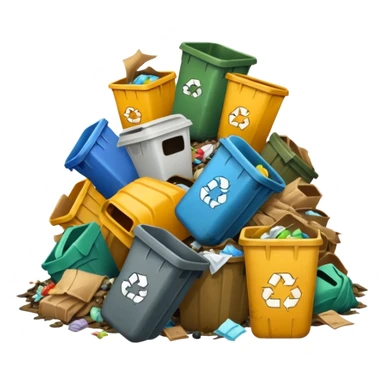 trash in trash out sticker