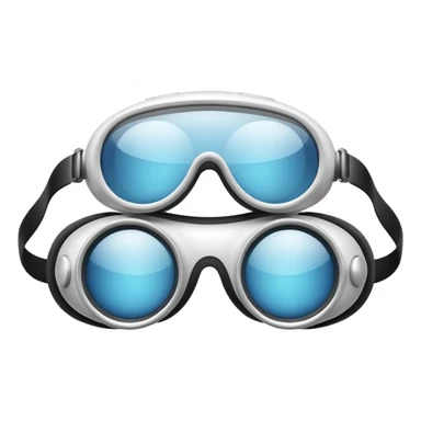 Apple futuristic vr headset vision pro goggles sticker