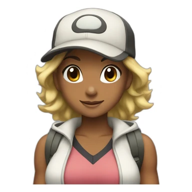 Serena Pokemon Trainer sticker