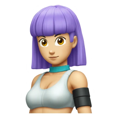 Bulma from dragon ball z hit sticker