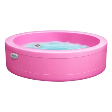Pink hot tub  sticker