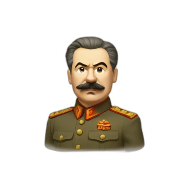 stalin qui dort profondement sticker