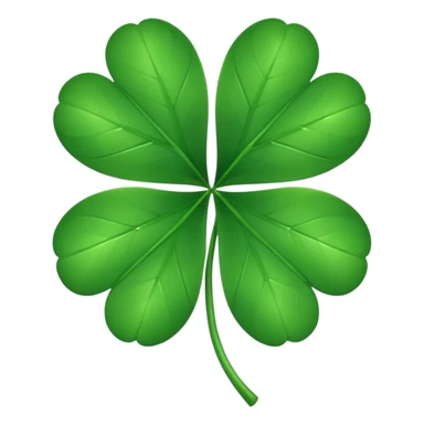 clover heart sticker