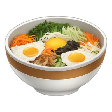bowl of bibimbap sticker